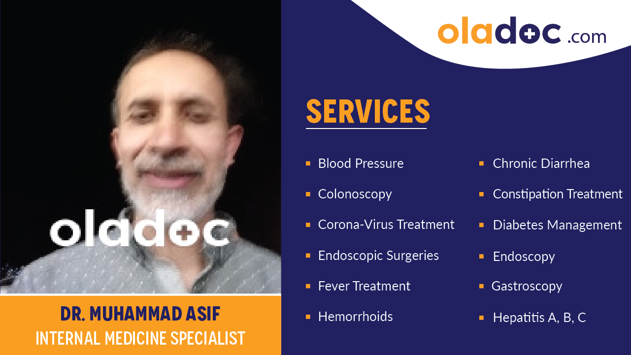 Services provided by Dr.Muhammad Asif
